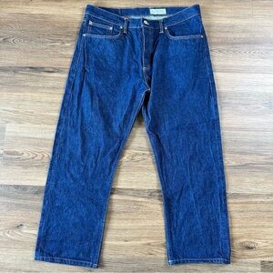 Gustin Jeans 38 (36x27) Mens Selvedge‎ Button Fly Straight Leg Made in USA #172